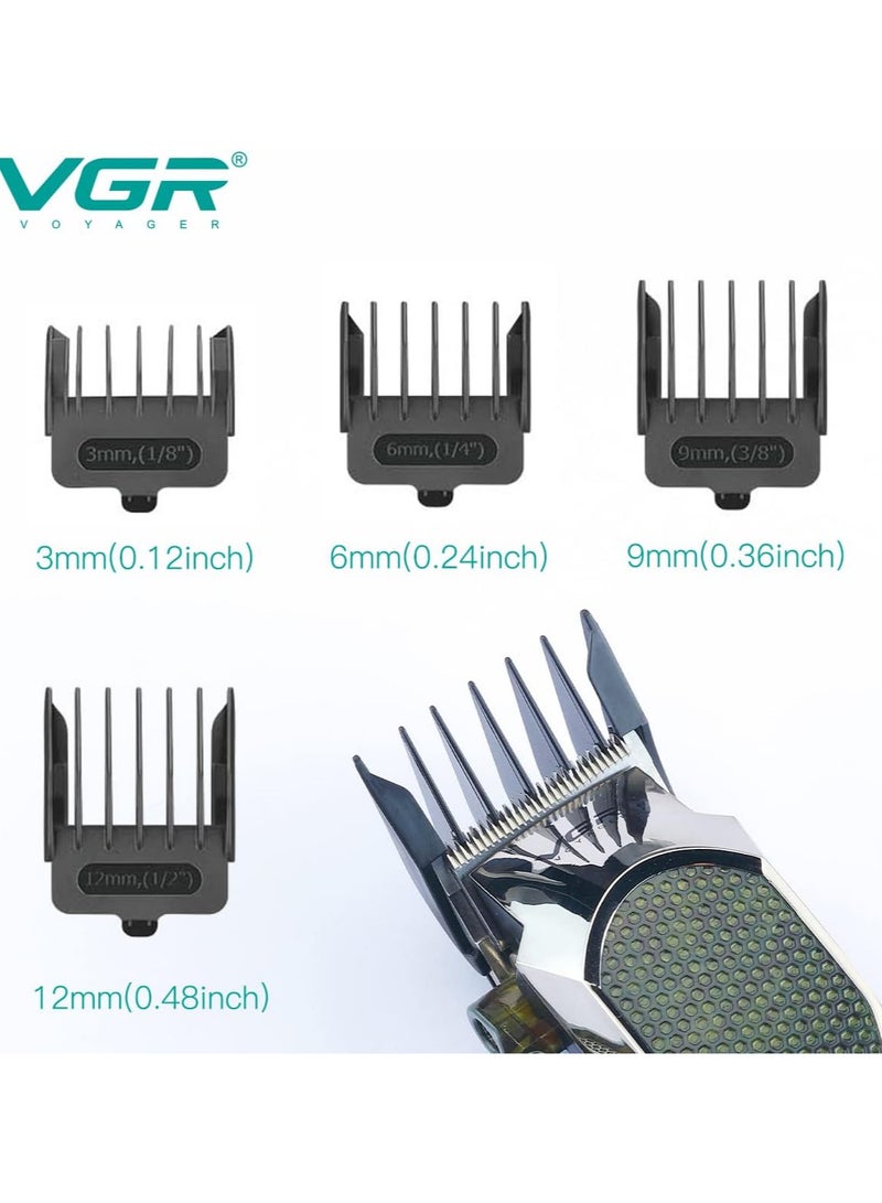 في جي آر مقص شعر احترافي قابل لإعادة الشحن بتصميم تمويه للرجال - Image 4