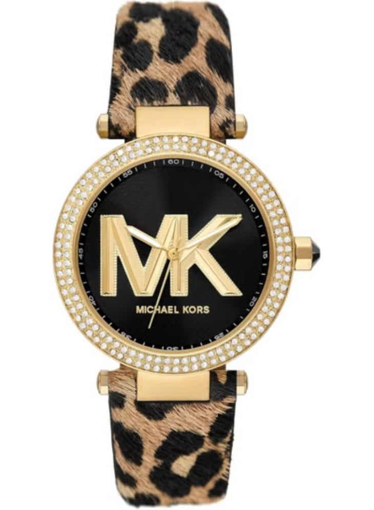 مايكل كورس Women's MK4723 - Parker Three-Hand Leather Watch  - Image 1