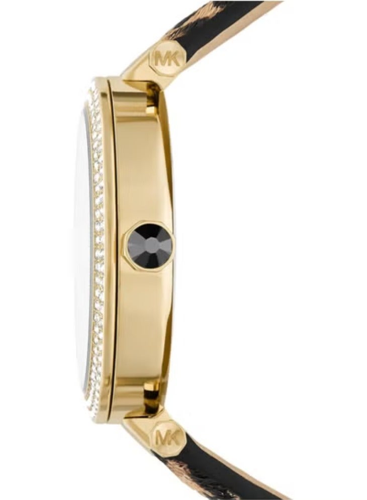مايكل كورس Women's MK4723 - Parker Three-Hand Leather Watch  - Image 3