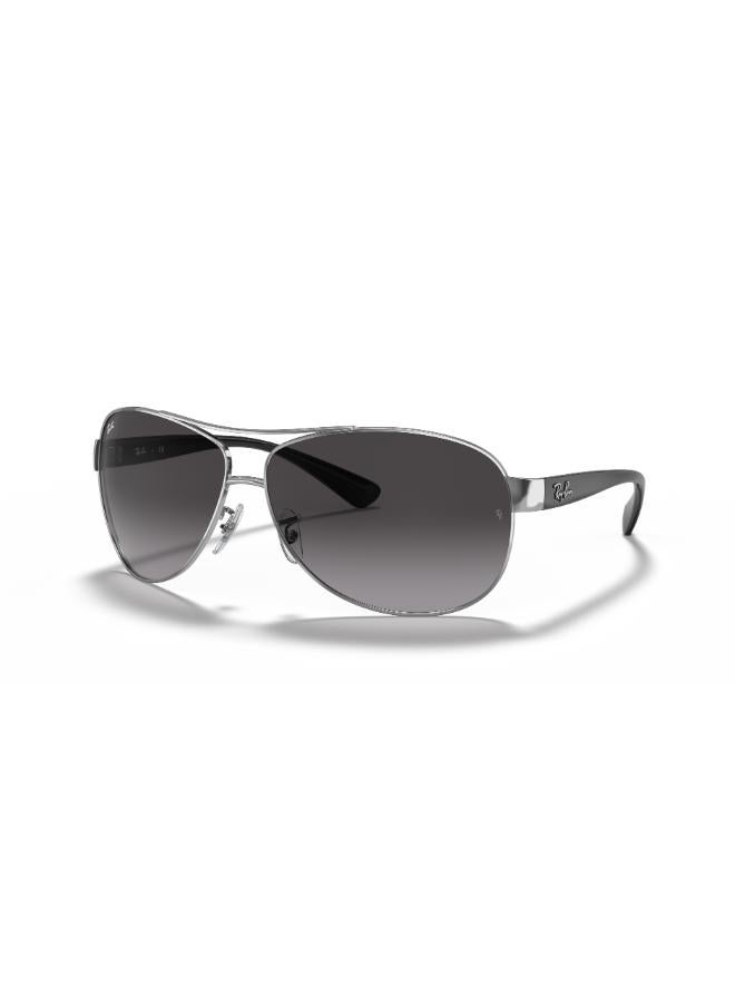 راي بان Men's Full Rimmed Pilot Sunglasses 0RB3386 63 003/8G  - Image 1