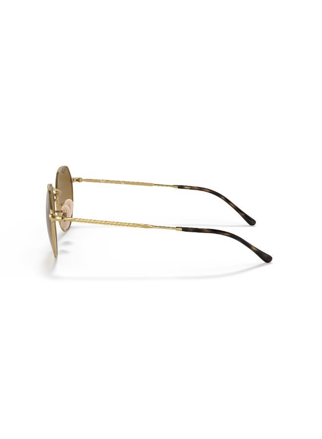 راي بان Men's Full Rimmed Irregular Sunglasses 0RB3565 53 001/51  - Image 2