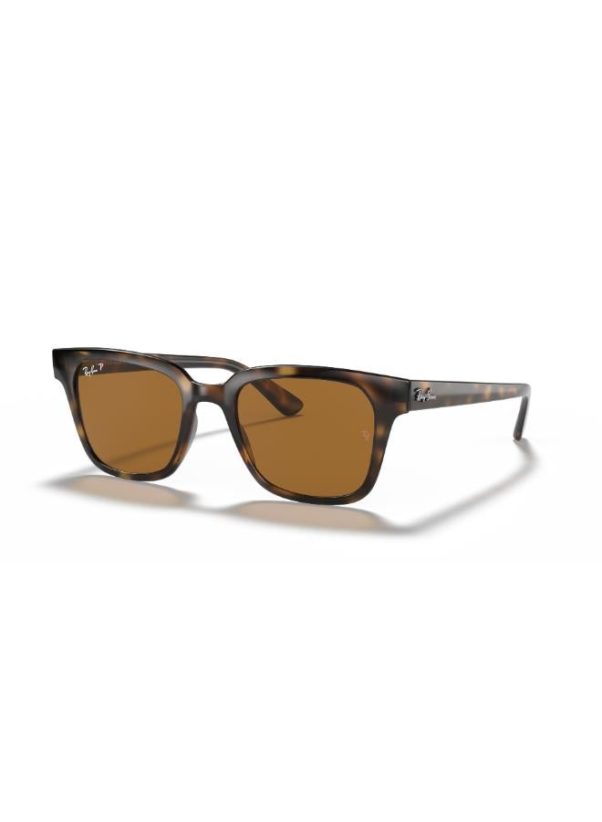 راي بان Men's Full Rimmed Square Sunglasses 0RB4323 51 710/83  - Image 1