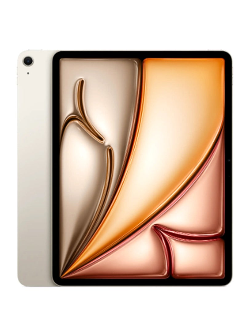 أبل iPad Air 2025 (7th Generation) M3 13-Inch Wi-Fi 128GB Starlight - International Version  - Image 1
