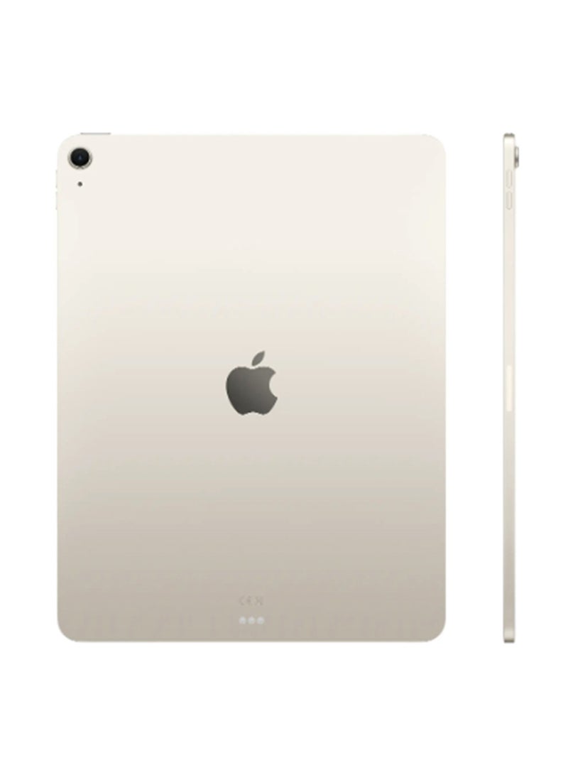 أبل iPad Air 2025 (7th Generation) M3 13-Inch Wi-Fi 128GB Starlight - International Version  - Image 2