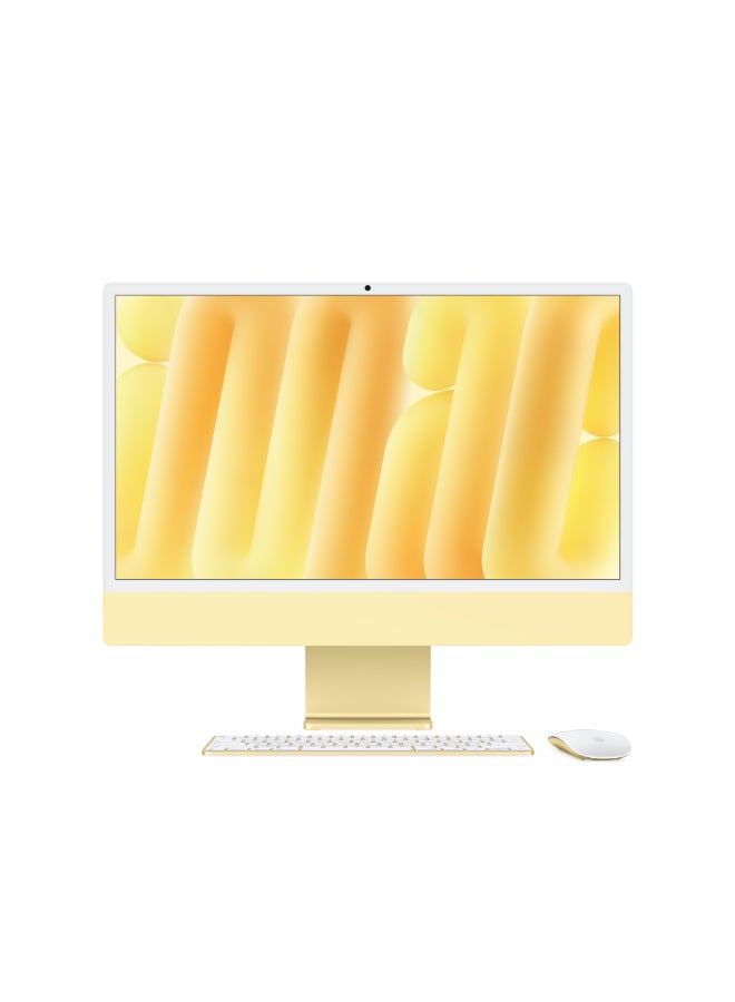 Apple - Customise iMac AIO With 24-Inch  Display, Apple M4 Chip 10-Core CPU 10-Core GPU Processor/32GB RAM/1TB SSD/macOS/ English Yellow - Image 1
