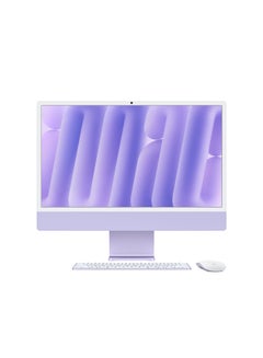 Apple Customise iMac AIO With 24-Inch  Display, Apple M4 Chip 10-Core CPU 10-Core GPU Processor/32GB RAM/1TB SSD/macOS/ English Purple  - Image 1