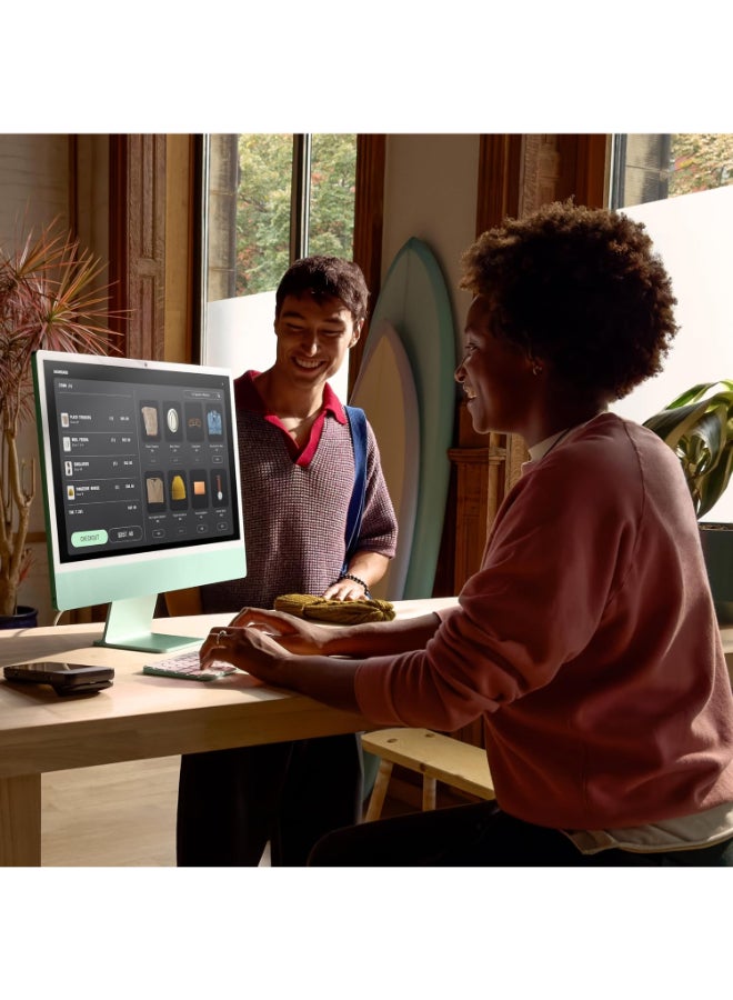 Apple - Customise iMac AIO With 24-Inch  Display, Apple M4 Chip 10-Core CPU 10-Core GPU Processor/32GB RAM/1TB SSD/macOS/ English Silver - Image 1