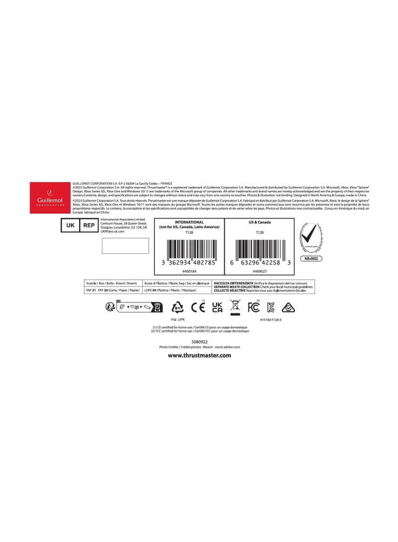 THRUSTMASTER - Thrustmaster T128 SimTask Pack – Essential Accessories for T128 Racing Wheel, Compatible with Xbox Series X|S, Xbox One, and PC - Image 1