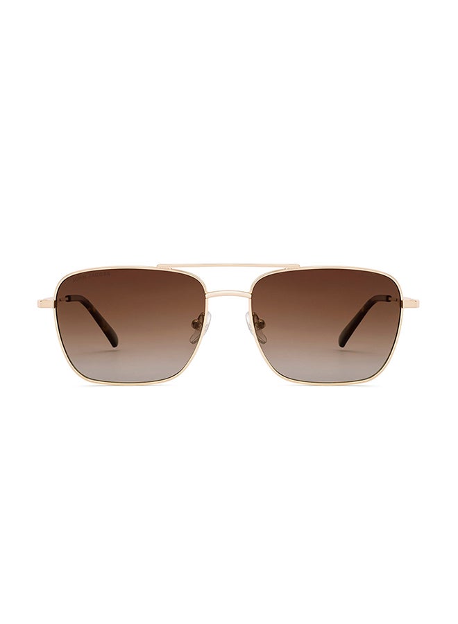 John Jacobs - Blue Silver Full Rim Square John Jacobs JJ Tints JJ S70010-C1 Sunglasses - Image 1