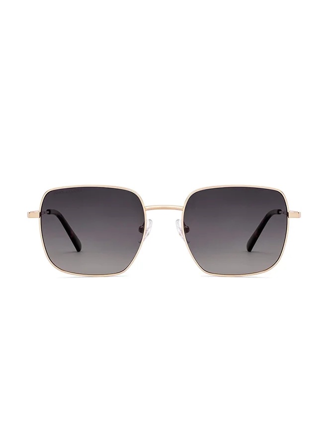جون جاكوبس نظارة شمسية جون جاكوبس  - بإطار كامل مربع ذهبي رمادي