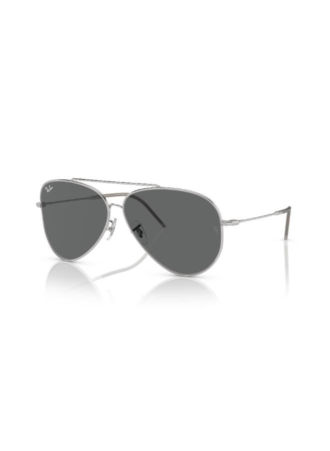 راي بان Men's Full Rimmed Pilot Sunglasses 0RBR0101S 59 003/GR  - Image 1