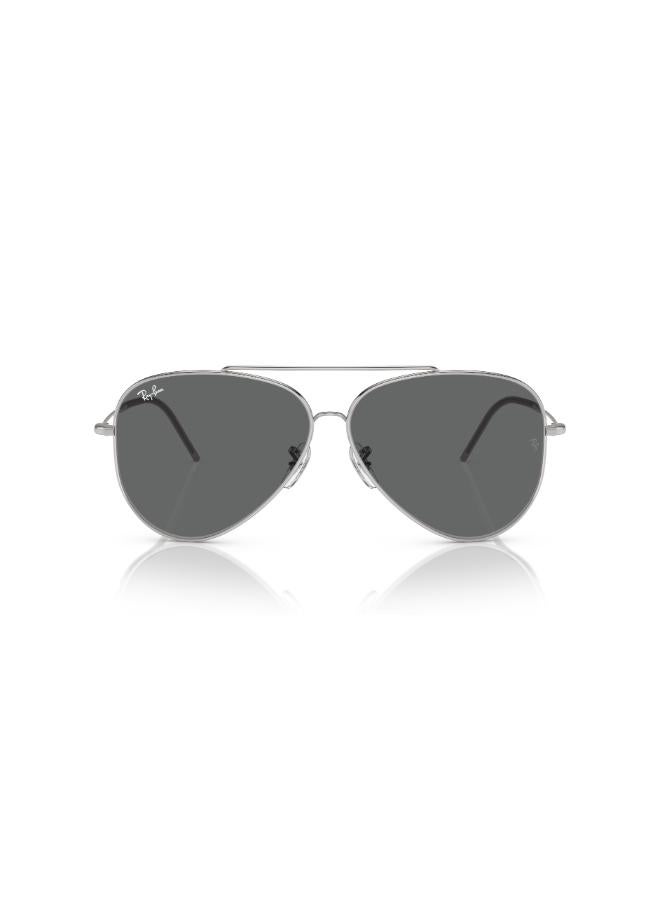 راي بان Men's Full Rimmed Pilot Sunglasses 0RBR0101S 59 003/GR  - Image 2