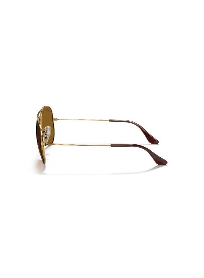 راي بان Men's Full Rimmed Pilot Sunglasses 0RB3025 58 001/33  - Image 2
