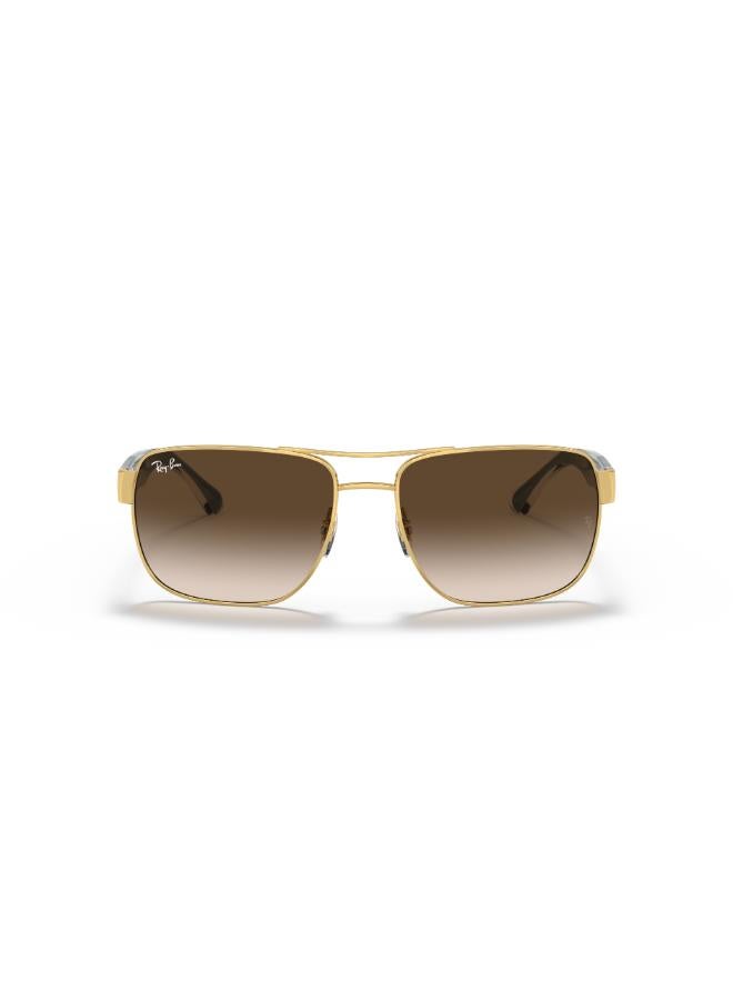 Ray-Ban Men's Full Rimmed Square Sunglasses 0RB3530 58 001/13  - Image 3