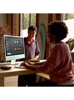 Apple Customise iMac AIO With 24-Inch  Display, Apple M4 Chip 10-Core CPU 10-Core GPU Processor/32GB RAM/512GB SSD/macOS/ English Blue  - Image 4