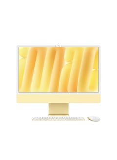 Apple Customise iMac AIO With 24-Inch  Display, Apple M4 Chip 10-Core CPU 10-Core GPU Processor/16GB RAM/1TB SSD/macOS/ English Yellow  - Image 1