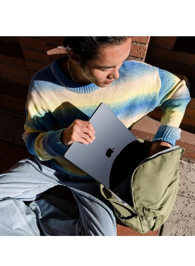 Apple New 2025 MacBook Air MC6C4 13-Inch Display, Apple M4 Chip 10-Core CPU 10-Core GPU Processor/24GB RAM/512GB SSD/macOS English/Arabic Midnight - Image 4