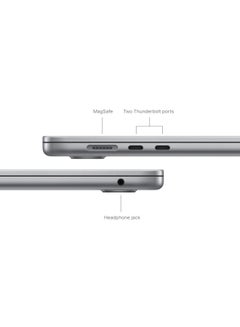 Apple Customise MacBook Air Laptop With 15-Inch  Display, Apple M3 Chip 8-Core CPU 10-Core GPU Processor/16GB RAM/1TB SSD/macOS/ English Space Grey  - Image 4