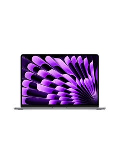 Apple Customise MacBook Air Laptop With 15-Inch  Display, Apple M3 Chip 8-Core CPU 10-Core GPU Processor/16GB RAM/512GB SSD/macOS/ English Space Grey  - Image 1