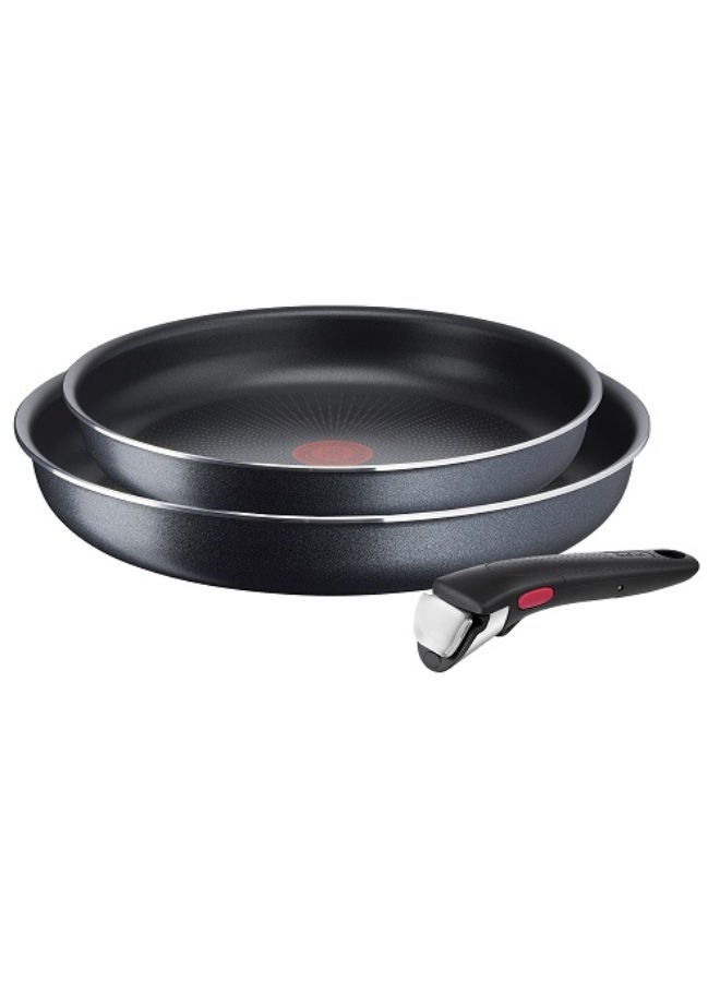 Tefal Ingenio Frypan Set With Handle-Black Black - Image 1