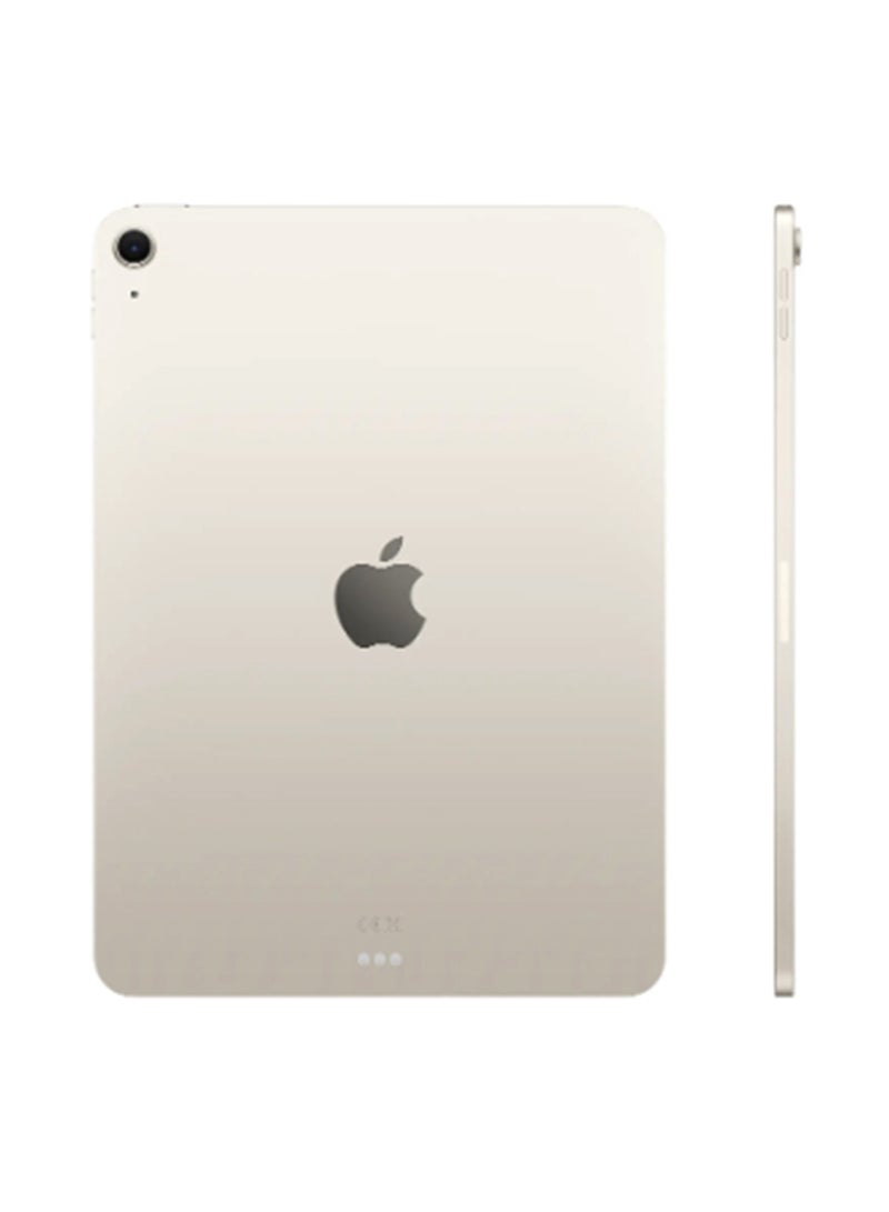 Apple iPad Air 2025 (7th Generation) M3 11-Inch Wi-Fi + Cellular 256GB Starlight - Middle East Version - Image 2