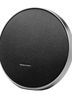 JBL Harman Kardon Onyx Studio 9 Portable Stereo Bluetooth Home Speaker, Superior Sound, Wider Soundstage, Multi-Speaker Connection, Built-in Battery, Self-Tuning, USB Charging, Harman Kardon One App HKOS9BLKUK Black 
