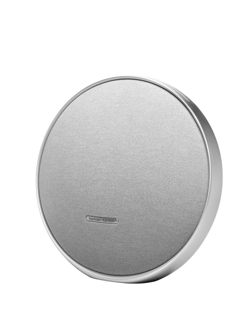 JBL Harman Kardon Onyx Studio 9 Portable Stereo Bluetooth Home Speaker, Superior Sound, Wider Soundstage, Multi-Speaker Connection, Built-in Battery, Self-Tuning, USB Charging, Harman Kardon One App HKOS9GRYUK Grey