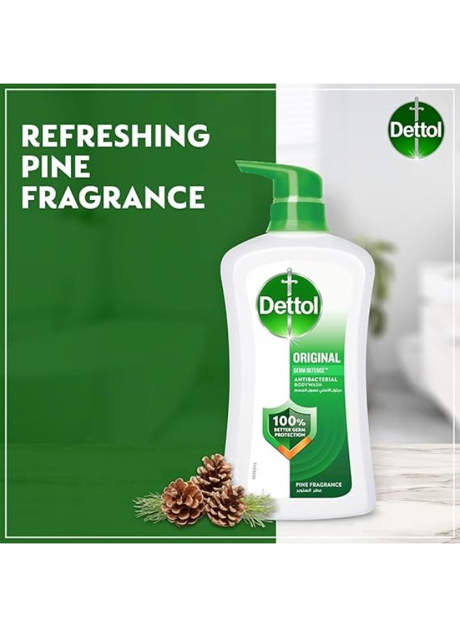 Dettol Original Antibacterial Germ Defence Body Wash 500ml  - Image 3