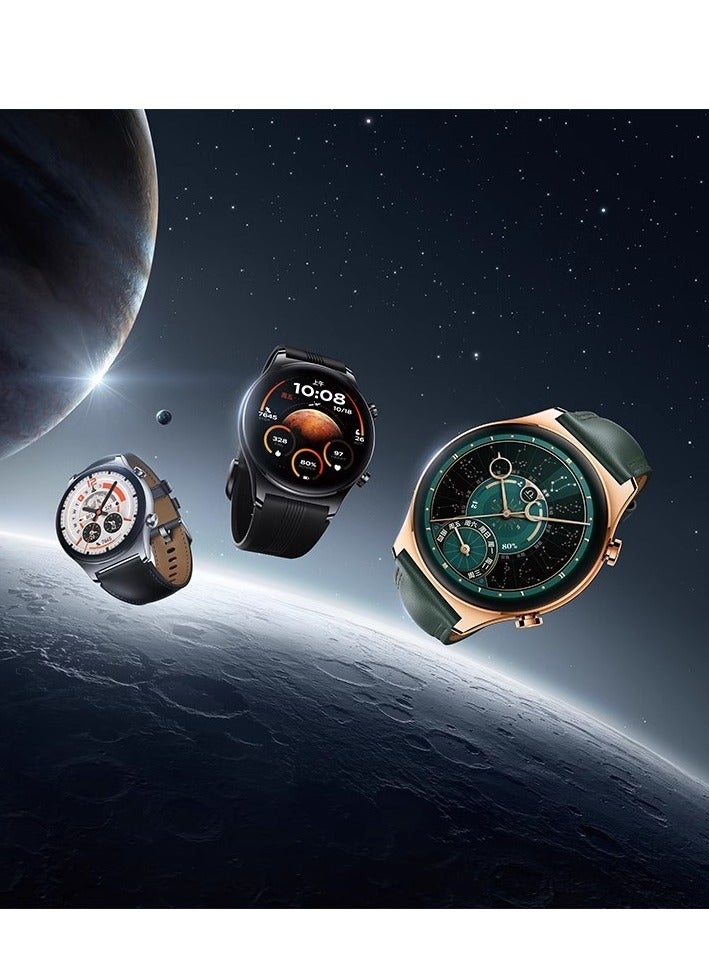 هونور - Watch GS 4 Smart Watch 1.43'' 5ATM GPS Bluetooth Call Smartwatch Heart Rate SpO2 Monitor Fitness Sport Watch For Men Glod - Image 1