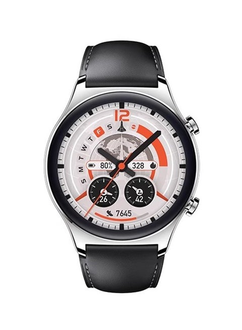 Watch GS 4 Smart Watch 1.43'' 5ATM GPS Bluetooth Call Smartwatch Heart Rate SpO2 Monitor Fitness Sport Watch For Men Silver