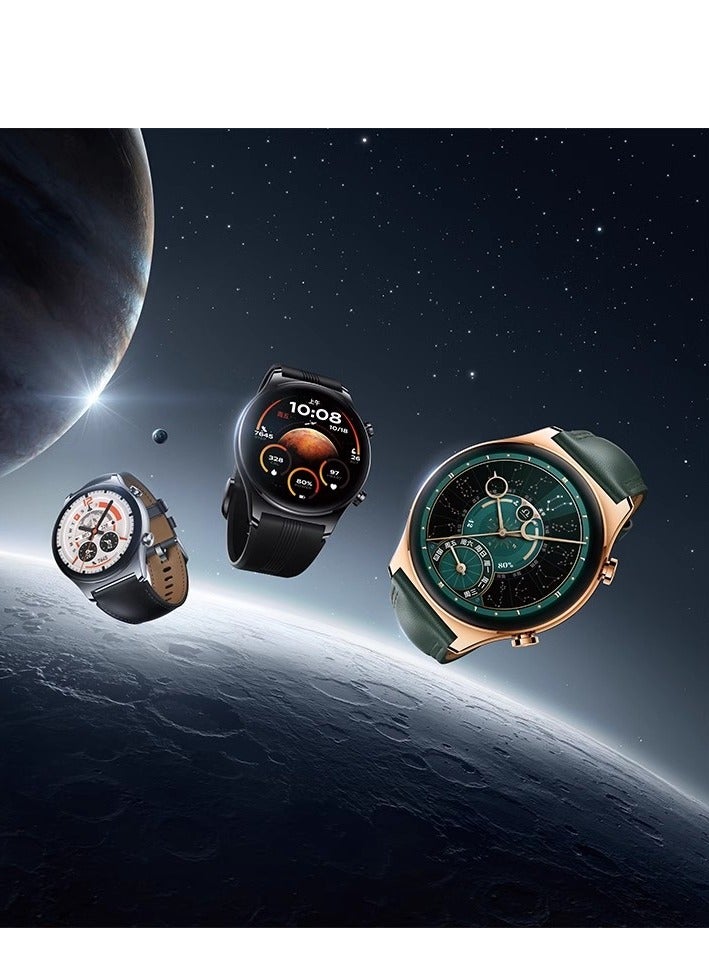 هونور ساعة GS 4 الذكية 1.43'' 5ATM GPS بلوتوث مكالمات ساعة ذكية مراقبة معدل ضربات القلب ومراقب SpO2 ساعة رياضية للرجال - Image 5