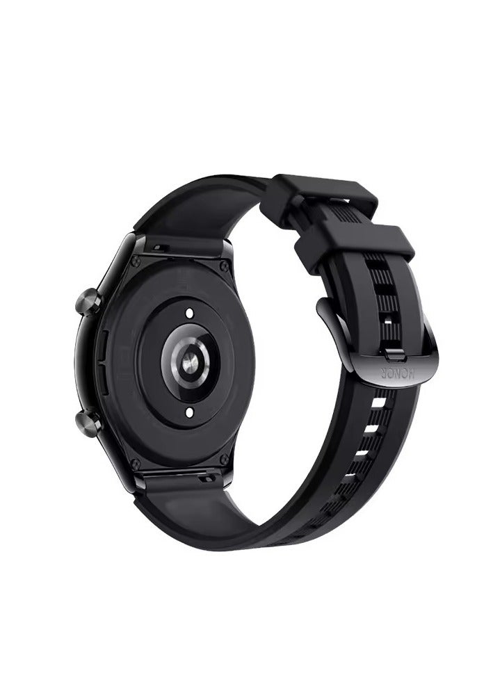 هونور ساعة GS 4 الذكية 1.43'' 5ATM GPS بلوتوث مكالمات ساعة ذكية مراقبة معدل ضربات القلب ومراقب SpO2 ساعة رياضية للرجال - Image 3