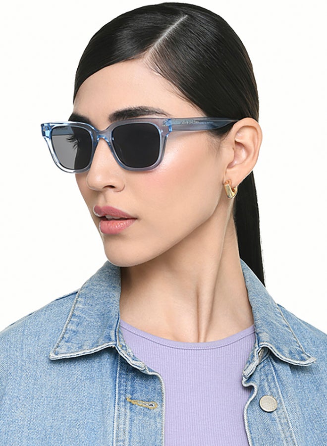 John Jacobs - Transparent Brown Full Rim  John Jacobs JJ Tints JJ S17336-C2 Polarized Sunglasses - Image 1