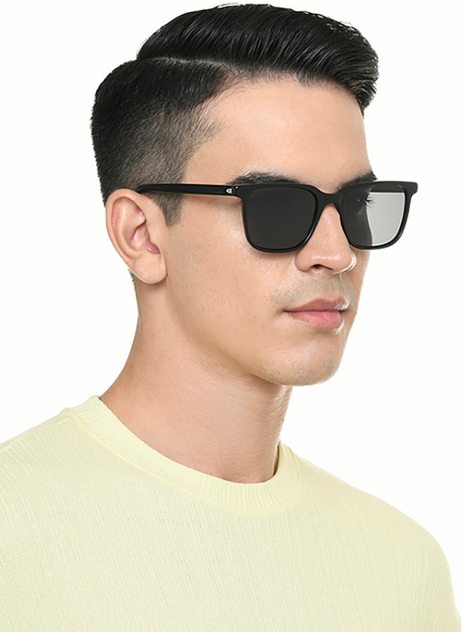 John Jacobs - Transparent Orange Grey Full Rim Round John Jacobs JJ Tints JJ S17337-C2 Polarized Sunglasses - Image 1