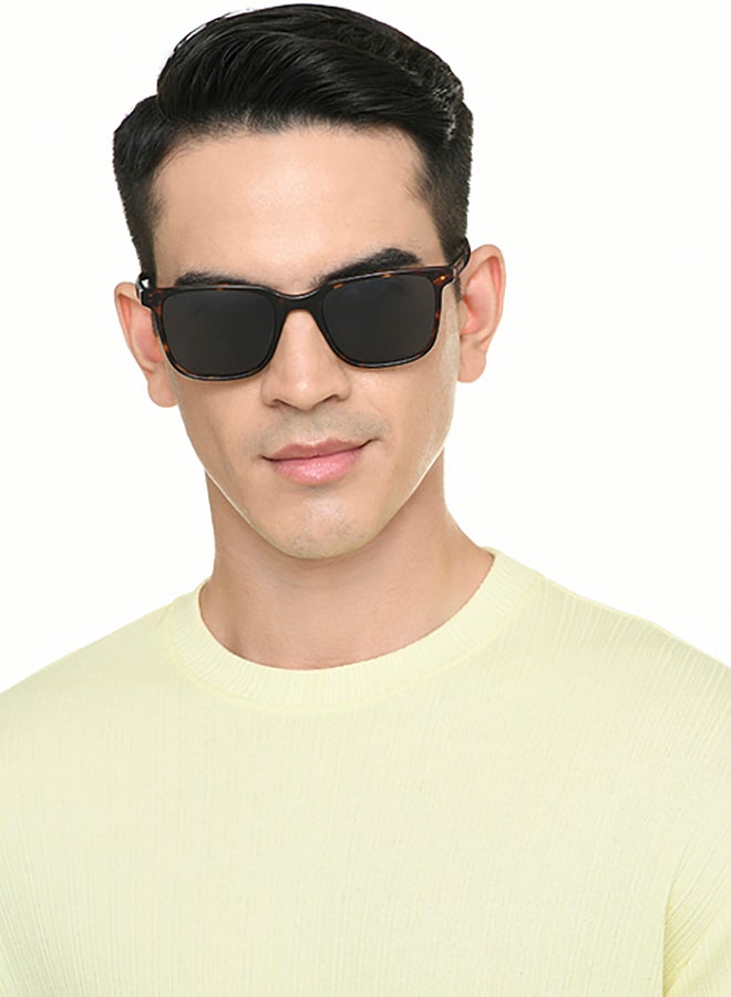 John Jacobs John Jacobs | Tortoise - Grey | Full Rim Square Stylish & Premium UV Protected Sunglasses | JJ Acetate | Polarized and 100% UV Protected | Men & Women | Extra Wide | JJ S17342  - Image 3