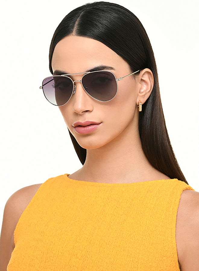 John Jacobs John Jacobs ALI FAZAL Silver - Black | Full Rim Pilot Stylish & Premium Sunglasses | Polarized and 100% UV Protected | Men & Women | Medium | JJ S70012  - Image 4