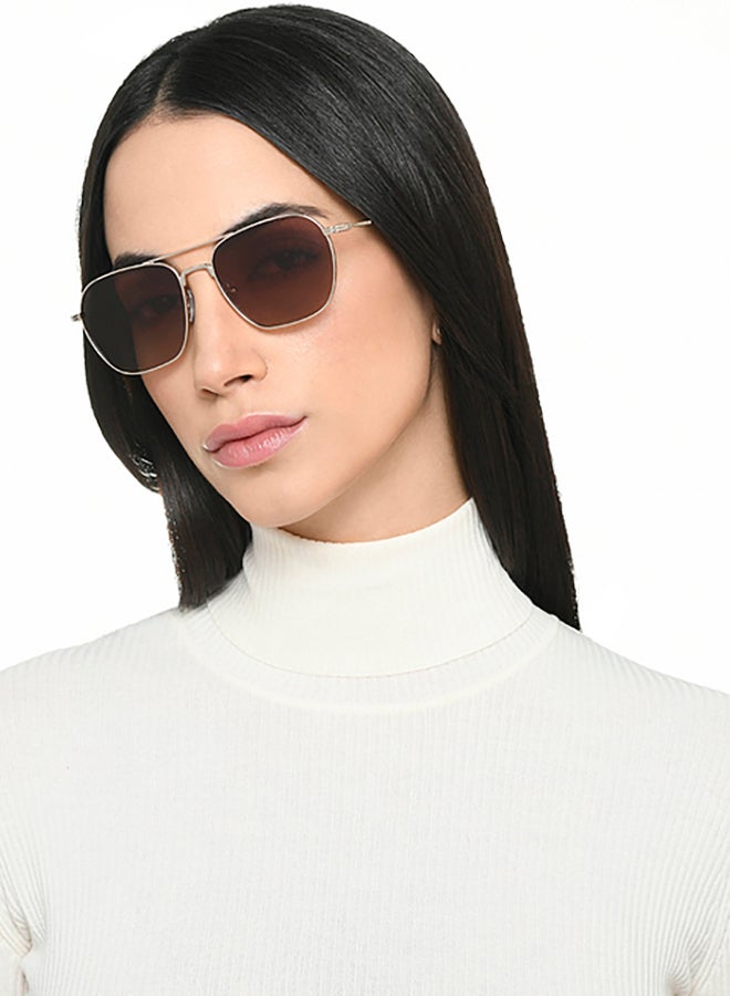 John Jacobs - Transparent Brown Full Rim Cat Eye John Jacobs JJ Tints JJ S17346-C1 Polarized Sunglasses - Image 1