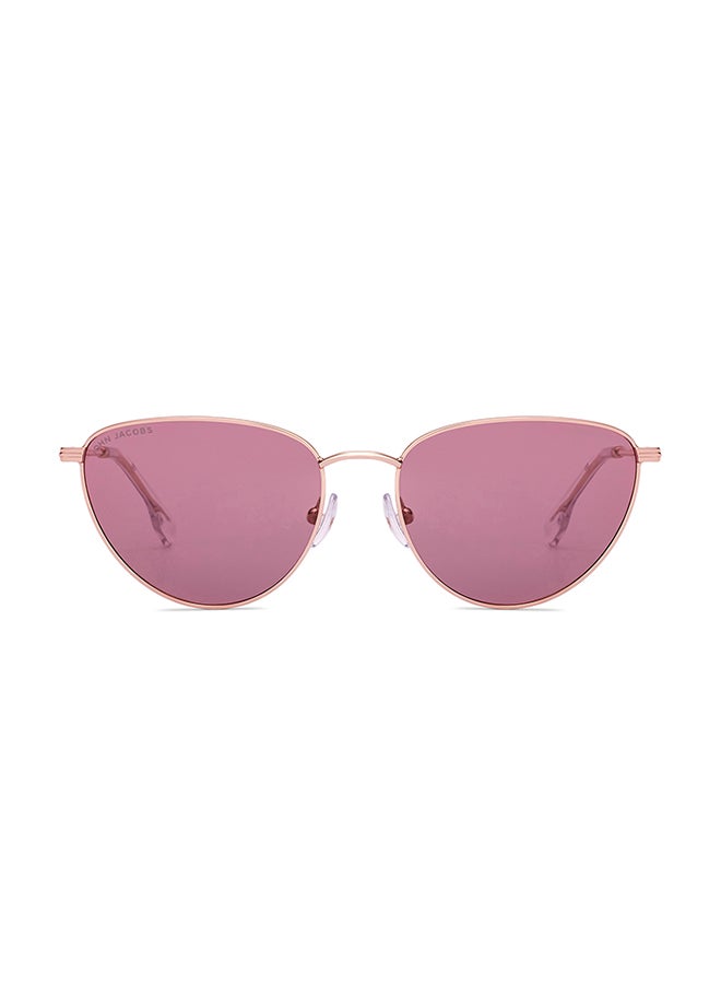 John Jacobs Women's John Jacobs ALI FAZAL Rose Gold - Pink | Full Rim Cat Eye Stylish & Premium Sunglasses | Polarized and 100% UV Protected | Women | Narrow | JJ S70011  - Image 2