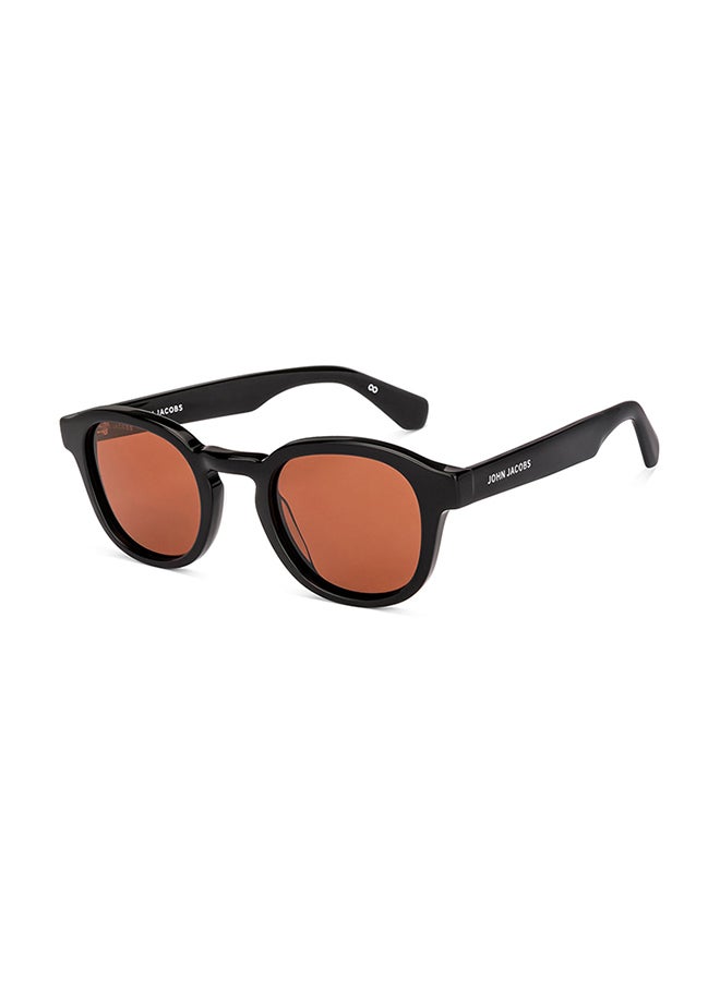 John Jacobs Brown Black Full Rim Rectangle John Jacobs JJ Tints JJ S70035-C1 Sunglasses  - Image 1