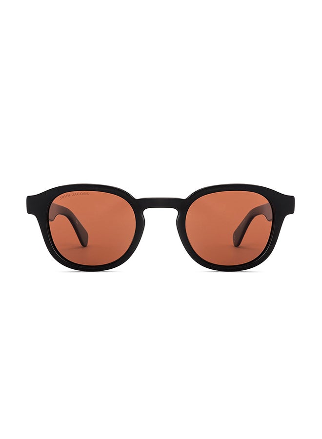 John Jacobs Brown Black Full Rim Rectangle John Jacobs JJ Tints JJ S70035-C1 Sunglasses  - Image 2