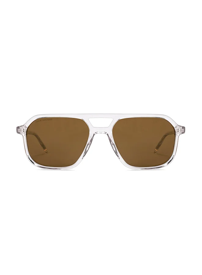 John Jacobs Green Brown Full Rim Rectangle John Jacobs JJ Tints JJ S70036-C3 Sunglasses