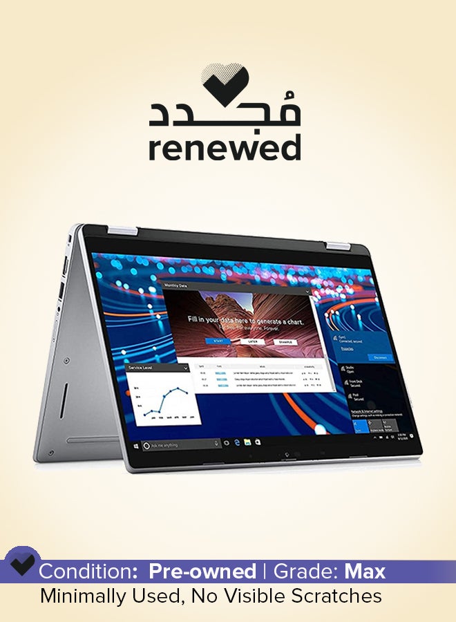 ديل مجدد - لابتوب لاتيتيود 5320 2 في 1 قابل للتحويل مع شاشة FHD بحجم 13.3 بوصة، معالج كور i5/رباعي النواة/الجيل 11/ذاكرة RAM سعة 16 جيجابايت/قرص SSD سعة 512 جيجابايت/ويندوز 10 - Image 1
