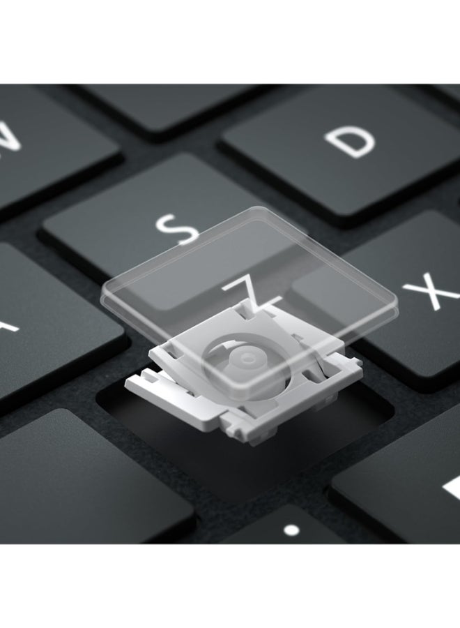 مايكروسوفت لوحة مفاتيح مايكروسوفت سيرفيس برو للإصدار 11، برو 9، وبرو 8، مع قلم رفيع، إنجليزي/عربي، أسود - Image 3