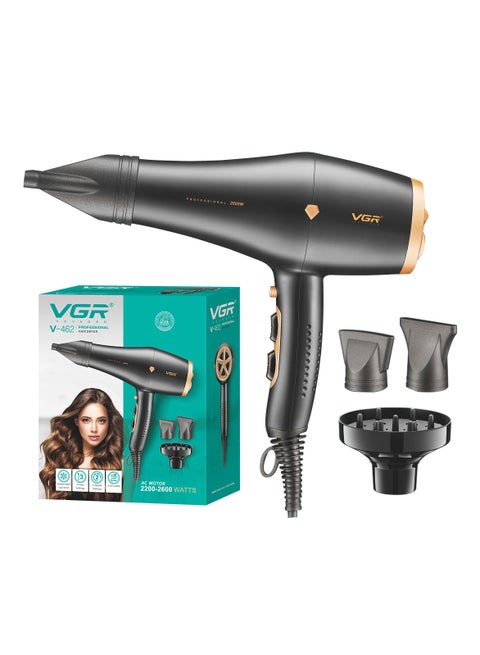 VGR V-462 2200-2600W Powerful Electric Professional Hair Dryer for Women Multicolour
