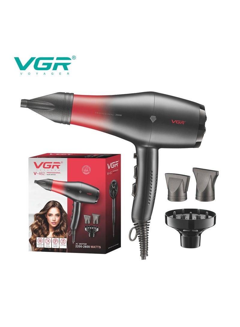 VGR VGR V-462 2200-2600W Powerful Electric Professional Hair Dryer for Women black - Image 5