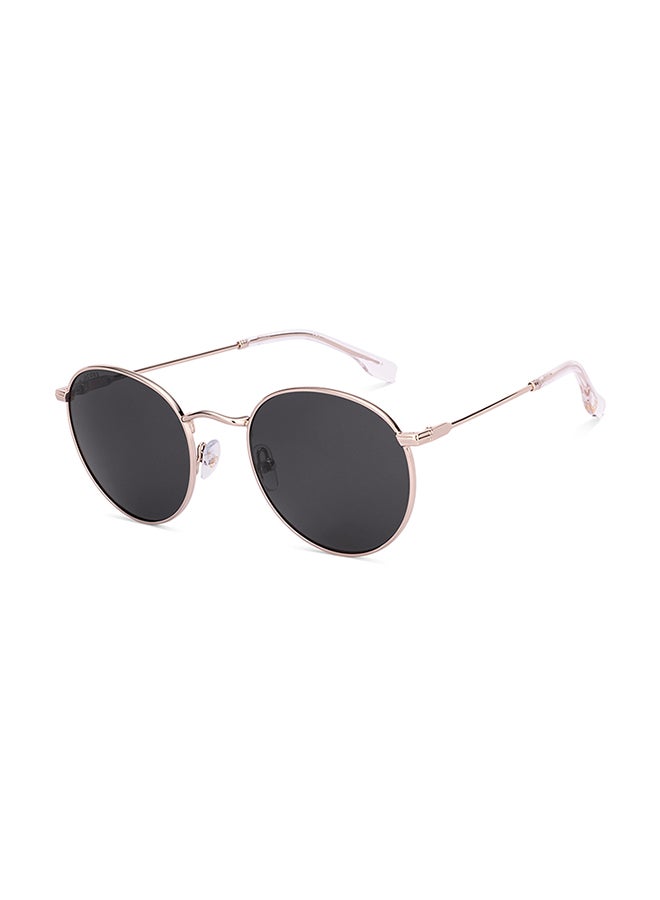 John Jacobs John Jacobs ALI FAZAL Gold - Grey | Full Rim Round Stylish & Premium Sunglasses | Polarized and 100% UV Protected | Men & Women | Medium | JJ S70018  - Image 1