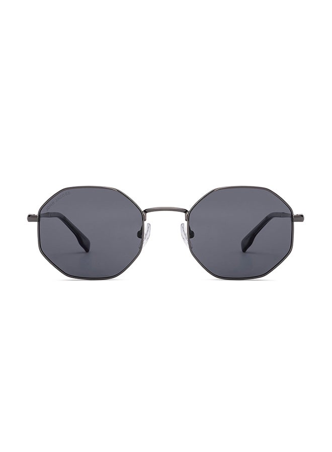 John Jacobs - Blue Black Full Rim Rectangle John Jacobs JJ Tints JJ S17344-C2 Polarized Sunglasses - Image 1