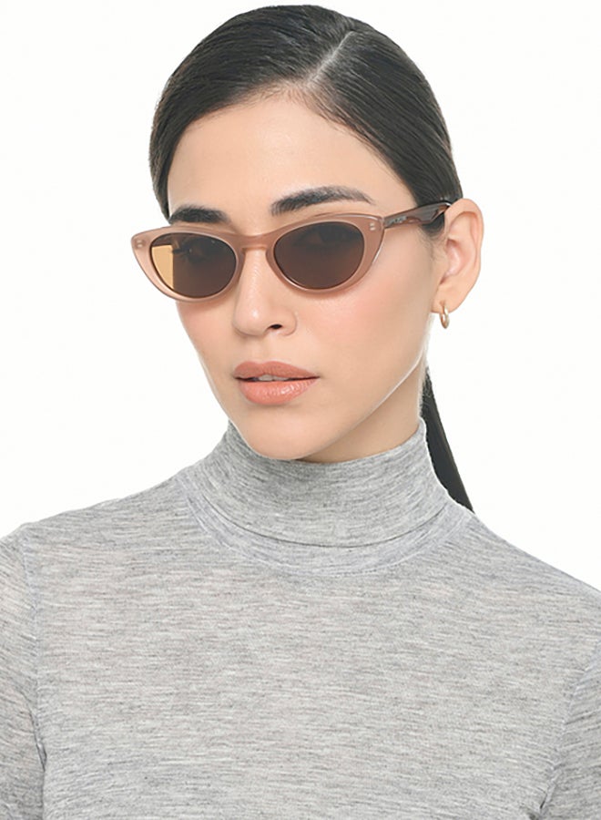 John Jacobs Women's Blue Grey Full Rim Rectangle John Jacobs JJ Tints JJ S70035-C4 Sunglasses  - Image 3
