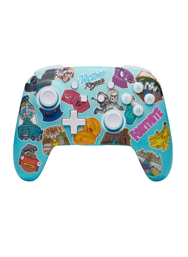 PowerA PowerA Enhanced Wired Controller Fortnite Sticker Mania - Image 1