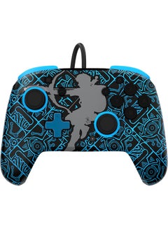 pdp Rematch GLOW Nintendo Switch Sheikah Shoot Wired Controller  - Image 1